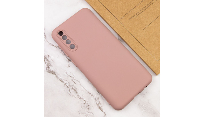 Чохол TPU GETMAN Liquid Silk Full Camera для Samsung Galaxy A50 (A505F) / A50s / A30s Рожевий / Pink Sand - фото