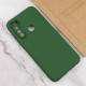 Чехол TPU GETMAN Liquid Silk Full Camera для Xiaomi Redmi Note 8T Зеленый / Dark green - фото