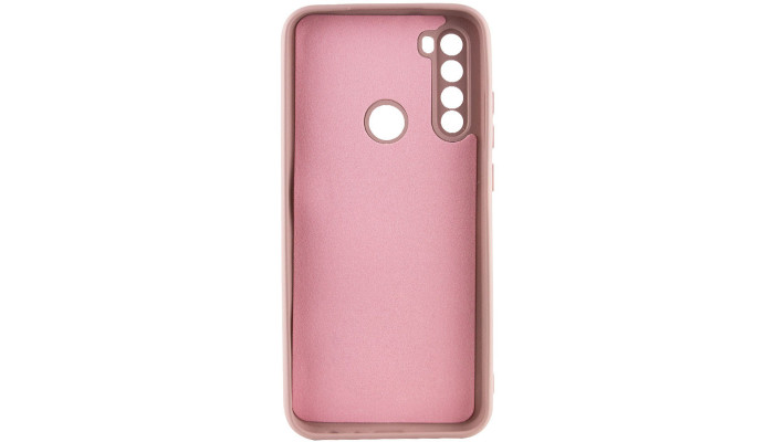 Чехол TPU GETMAN Liquid Silk Full Camera для Xiaomi Redmi Note 8T Розовый / Pink Sand - фото