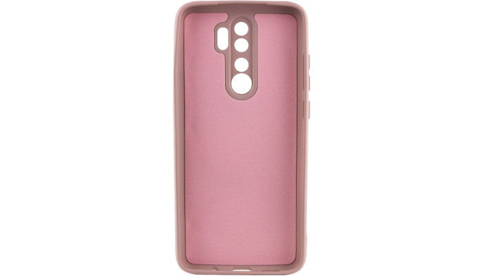 Чохол TPU GETMAN Liquid Silk Full Camera для Xiaomi Redmi 9 Рожевий / Pink Sand - фото