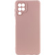 Чохол TPU GETMAN Liquid Silk Full Camera для Samsung Galaxy A12 Рожевий / Pink Sand - фото