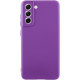 Чехол TPU GETMAN Liquid Silk Full Camera для Samsung Galaxy S21 FE Фиолетовый / Purple - фото