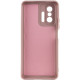 Чехол TPU GETMAN Liquid Silk Full Camera для Xiaomi 11T / 11T Pro Розовый / Pink Sand - фото