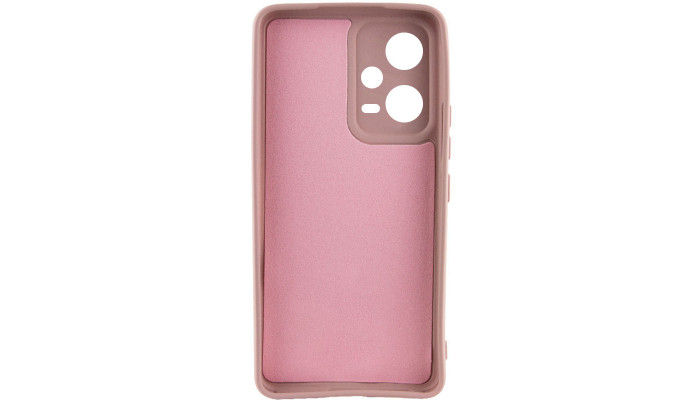 Чехол TPU GETMAN Liquid Silk Full Camera для Xiaomi Poco X5 Pro 5G Розовый / Pink Sand - фото