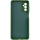 Чехол TPU GETMAN Liquid Silk Full Camera для Samsung Galaxy A25 5G Зеленый / Dark green - фото