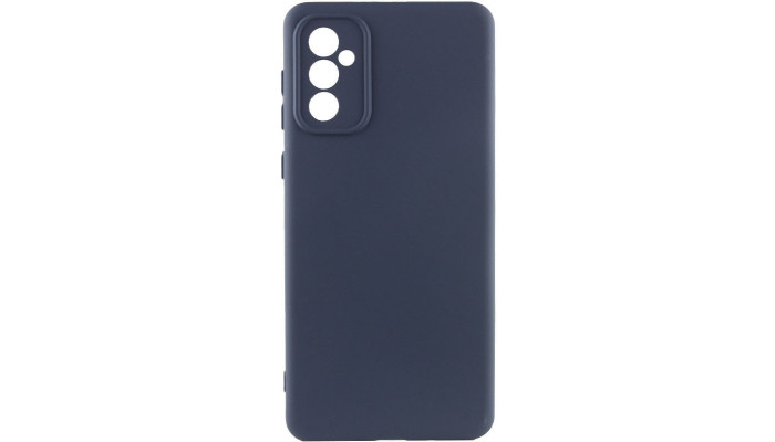 Чохол TPU GETMAN Liquid Silk Full Camera для Samsung Galaxy A55 Синій / Midnight Blue - фото