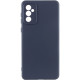 Чохол TPU GETMAN Liquid Silk Full Camera для Samsung Galaxy A55 Синій / Midnight Blue - фото