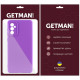 Чехол TPU GETMAN Liquid Silk Full Camera для Samsung Galaxy A55 Фиолетовый / Purple - фото