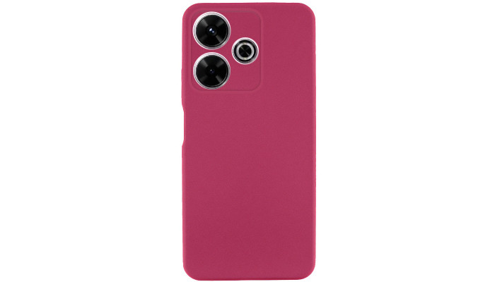 Чехол TPU GETMAN Liquid Silk для Xiaomi Redmi 13 4G / Poco M6 4G Бордовый / Marsala - фото