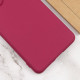 Чехол TPU GETMAN Liquid Silk для Xiaomi Redmi 13 4G / Poco M6 4G Бордовый / Marsala - фото