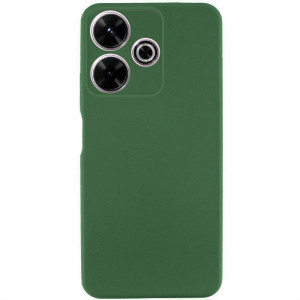 Чохол TPU GETMAN Liquid Silk для Xiaomi Redmi 13 4G / Poco M6 4G Зелений / Dark green