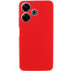 Чехол TPU GETMAN Liquid Silk для Xiaomi Redmi 13 4G / Poco M6 4G Красный / Red - фото