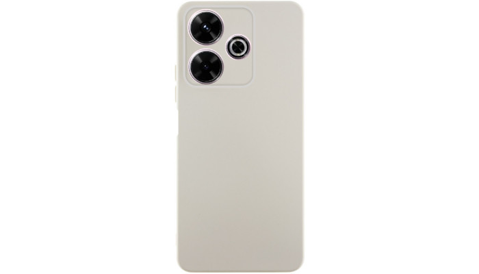 Чехол TPU GETMAN Liquid Silk для Xiaomi Redmi 13 4G / Poco M6 4G Песочный / Sand - фото