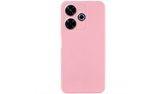 Чохол TPU GETMAN Liquid Silk для Xiaomi Redmi 13 4G / Poco M6 4G Рожевий / Pink - фото