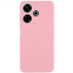 Чехол TPU GETMAN Liquid Silk для Xiaomi Redmi 13 4G / Poco M6 4G Розовый / Pink - фото