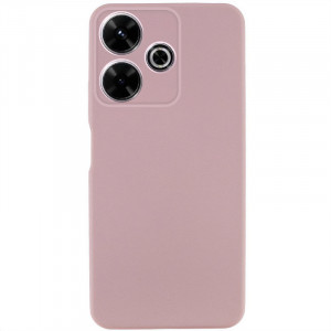 Чехол TPU GETMAN Liquid Silk для Xiaomi Redmi 13 4G / Poco M6 4G Розовый / Pink Sand