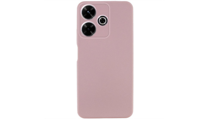 Чохол TPU GETMAN Liquid Silk для Xiaomi Redmi 13 4G / Poco M6 4G Рожевий / Pink Sand - фото