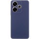 Чехол TPU GETMAN Liquid Silk для Xiaomi Redmi 13 4G / Poco M6 4G Синий / Midnight Blue - фото