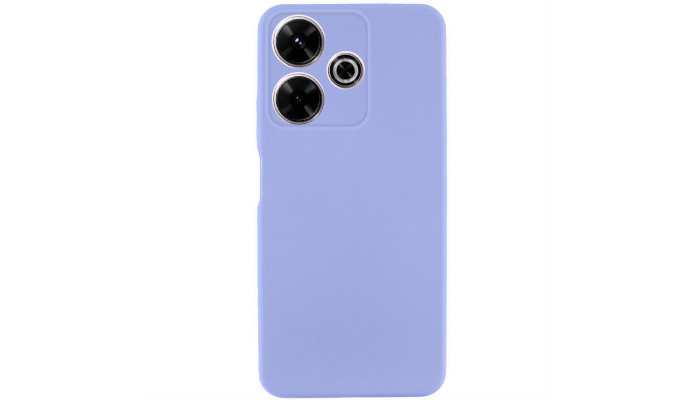 Чохол TPU GETMAN Liquid Silk для Xiaomi Redmi 13 4G / Poco M6 4G Бузковий / Dasheen - фото