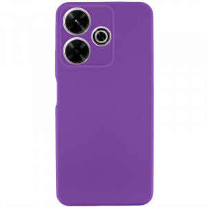 Чехол TPU GETMAN Liquid Silk для Xiaomi Redmi 13 4G / Poco M6 4G Фиолетовый / Purple