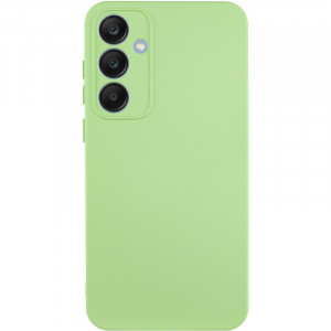 Чехол TPU GETMAN Liquid Silk Full Camera для Samsung Galaxy S24 FE Зеленый / Pistachio