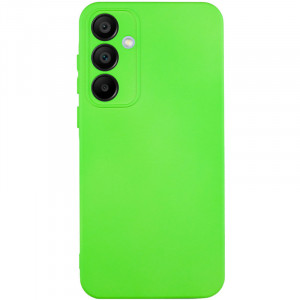 Чохол TPU GETMAN Liquid Silk Full Camera для Samsung Galaxy S24 FE Салатовий / Neon Green