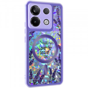 TPU+PC чохол Secret Flower для Xiaomi Poco X6 / Note 13 Pro 5G Lilac