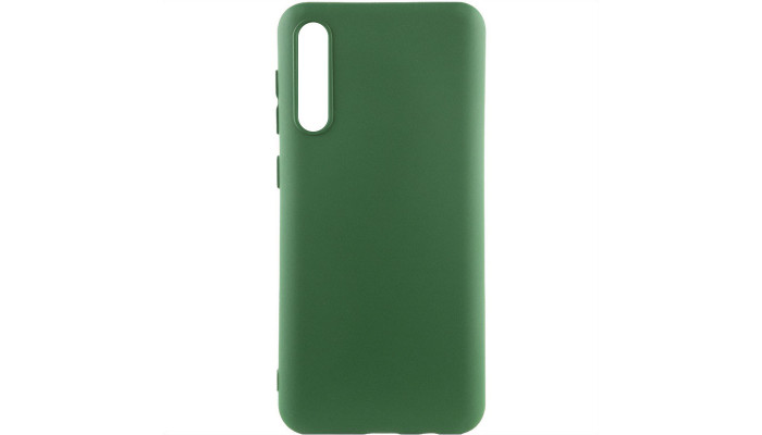 Чехол Silicone Cover Lakshmi (AA) для Samsung Galaxy A50 (A505F) / A50s / A30s Зеленый / Dark green - фото