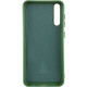 Чехол Silicone Cover Lakshmi (AA) для Samsung Galaxy A50 (A505F) / A50s / A30s Зеленый / Dark green - фото