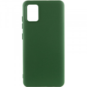 Чехол Silicone Cover Lakshmi (AA) для Samsung Galaxy A51 Зеленый / Dark green