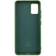 Чохол Silicone Cover Lakshmi (AA) для Samsung Galaxy A51 Зелений / Dark green - фото