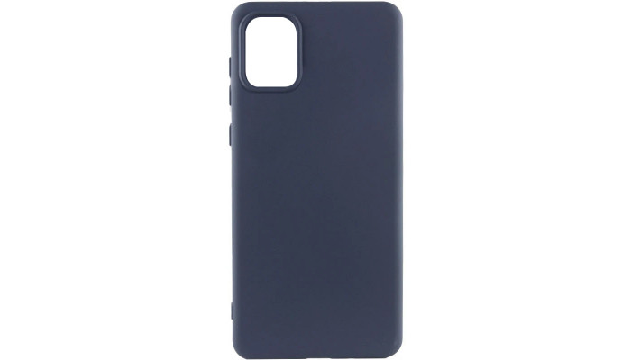 Чохол Silicone Cover Lakshmi (AA) для Samsung Galaxy A71 Синій / Midnight Blue - фото