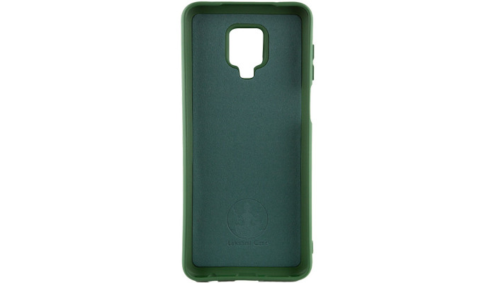 Чохол Silicone Cover Lakshmi (AA) для Xiaomi Redmi Note 9s / Note 9 Pro / Note 9 Pro Max Зелений / Dark green - фото