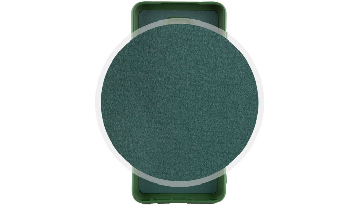 Чохол Silicone Cover Lakshmi (AA) для Xiaomi Redmi Note 9s / Note 9 Pro / Note 9 Pro Max Зелений / Dark green - фото