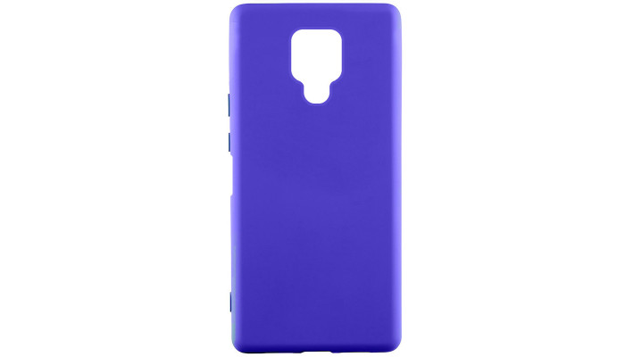 Чохол Silicone Cover Lakshmi (AA) для Xiaomi Redmi Note 9s / Note 9 Pro / Note 9 Pro Max Синій / Iris - фото