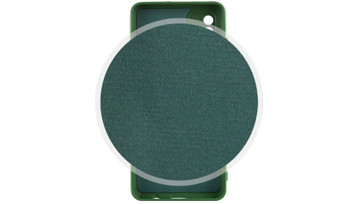 Чохол Silicone Cover Lakshmi (AA) для Samsung Galaxy A31 Зелений / Dark green - фото