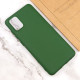 Чохол Silicone Cover Lakshmi (AA) для Samsung Galaxy A31 Зелений / Dark green - фото