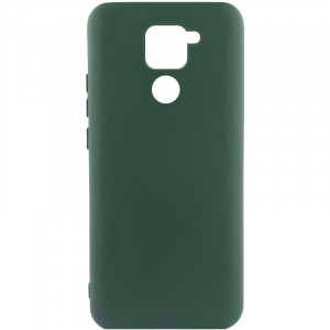 Чохол Silicone Cover Lakshmi (AA) для Xiaomi Redmi Note 9 / Redmi 10X Зелений / Dark green