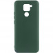 Чохол Silicone Cover Lakshmi (AA) для Xiaomi Redmi Note 9 / Redmi 10X Зелений / Dark green