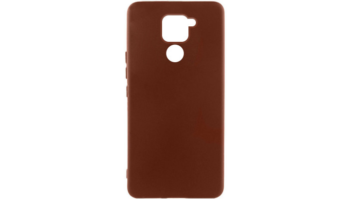 Чохол Silicone Cover Lakshmi (AA) для Xiaomi Redmi Note 9 / Redmi 10X Коричневий / Brown - фото