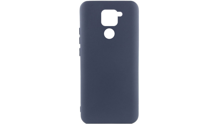 Чехол Silicone Cover Lakshmi (AA) для Xiaomi Redmi Note 9 / Redmi 10X Синий / Midnight Blue - фото