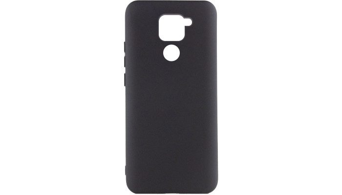 Чохол Silicone Cover Lakshmi (AA) для Xiaomi Redmi Note 9 / Redmi 10X Чорний / Black - фото