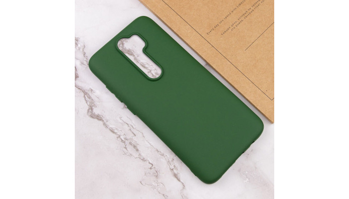 Чехол Silicone Cover Lakshmi (AA) для Xiaomi Redmi 9 Зеленый / Dark green - фото