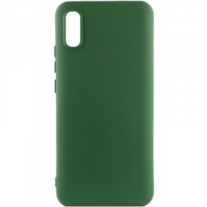 Чохол Silicone Cover Lakshmi (AA) для Xiaomi Redmi 9A Зелений / Dark green