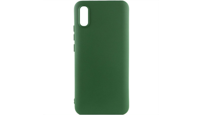 Чохол Silicone Cover Lakshmi (AA) для Xiaomi Redmi 9A Зелений / Dark green - фото