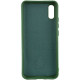 Чохол Silicone Cover Lakshmi (AA) для Xiaomi Redmi 9A Зелений / Dark green - фото