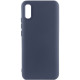 Чохол Silicone Cover Lakshmi (AA) для Xiaomi Redmi 9A Синій / Midnight Blue - фото