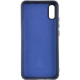 Чехол Silicone Cover Lakshmi (AA) для Xiaomi Redmi 9A Синий / Midnight Blue - фото