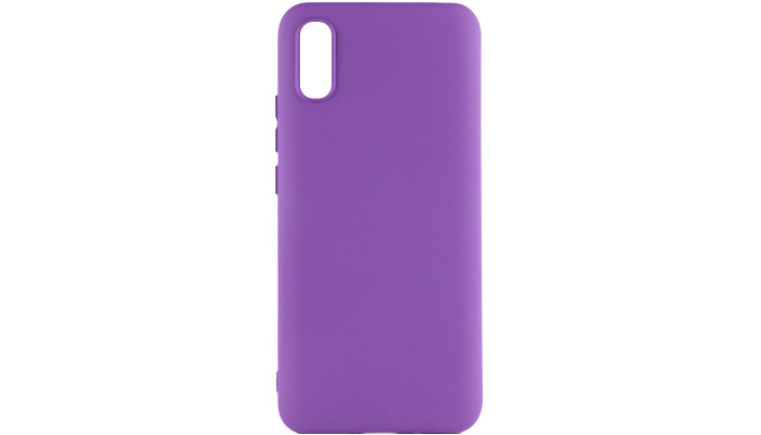 Чехол Silicone Cover Lakshmi (AA) для Xiaomi Redmi 9A Фиолетовый / Purple - фото