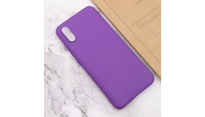 Чехол Silicone Cover Lakshmi (AA) для Xiaomi Redmi 9A Фиолетовый / Purple - фото